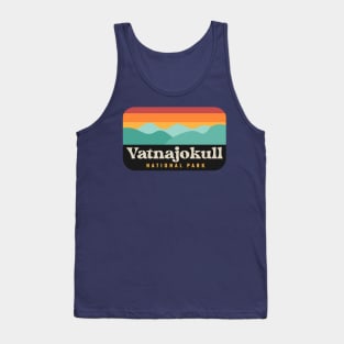 Vatnajokull National Park Iceland Camping Glacier Hike Tank Top